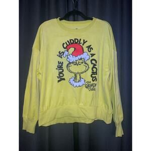 Ugly Christmas Sweater Xmas Sweatshirt Crewneck Size XL Grinch